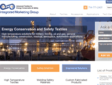 Tablet Screenshot of integratedmarketing-group.com